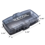 Recoil MPG4 - dystrybutor zasilania MiniANL PLUS i MASA (4 bezpieczniki w zestawie)