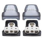 Recoil PBT-2014 - zestaw dwóch klem (+ i -) 2 x 0/2/4 AWG 1 x 4/8 AWG (2 szt)
