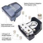 Recoil PBT-2014 - zestaw dwóch klem (+ i -) 2 x 0/2/4 AWG 1 x 4/8 AWG (2 szt)