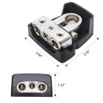 Recoil PBT-2028 - zestaw dwóch klem (+ i -) 2 x 0/2/4 AWG 2 x 8 AWG (2 szt)