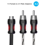 Żeńskie gniazdo wejściowe RCA rozdzielacza Recoil PCI1F z serii Performance