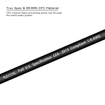 Przewód Recoil PG0-50 - kabel zasilający czarny 0AWG 53mm2 (rolka 15m) miedź Cu