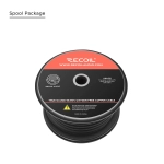 Przewód Recoil PG0-50 - kabel zasilający czarny 0AWG 53mm2 (rolka 15m) miedź Cu