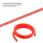 Przewód Recoil PW8-150 - kabel zasilający czerwony 8AWG 8,5mm2 (1 metr) miedź Cu