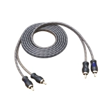 2-kanałowy przewód sygnałowy RCA Recoil RCI26 Echo Series o długości 1,8 m (6ft) – widok ogólny