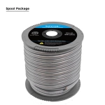 Przewód Recoil RG4-80 - kabel zasilający CCA czarny 4AWG 21mm2 (rolka 24m)