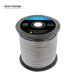 Przewód Recoil RG6-125 - kabel zasilający CCA czarny 6AWG 16mm2 (rolka 38m)