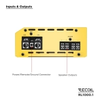Wzmacniacz Recoil RL1000.1 - 1 x 1000 watt