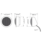 Głośniki Recoil RLM65 - 2 drożny zestaw głośników 165 mm