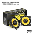 Oryginalne pudełko głośników dwudrożnych Recoil RLX402 4 cale - zestaw 30W RMS.