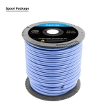 Przewód Recoil RW4-80 - kabel zasilający CCA niebieski 4AWG 21mm2 (rolka 24m)
