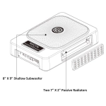 Głośnik niskotonowy w obudowie Recoil SL1789 - 1 x 250 watt
