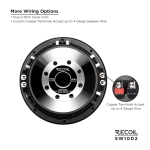 Głośnik niskotonowy Recoil SW10D2 - subwoofer 2 x 2 ohm 10