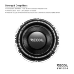 Głośnik niskotonowy Recoil SW10D4 - subwoofer 2 x 2 ohm 10