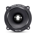 Konstrukcja typu Bullet Tweeter w głośniku Recoil TW250 z aluminiową membraną