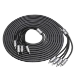 Kompaktowe wtyki RCA Recoil XI417 Marine Grade odporne na korozję miedź OFC
