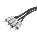 Mosiężne konektory RCA Recoil XI417 zapewniające transfer sygnału bez szumów