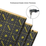 Recoil XLBK Ultra lekka mata tłumiąca 2,2mm czarny butyl 1 ark 457 x 812 mm (0,371 m2)