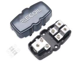 Recoil MFH12 - Oprawa bezpiecznikowa rozdzielacz MiniANL wej 1 x 0/2/4 AWG wyj 2 x 4/8 AWG