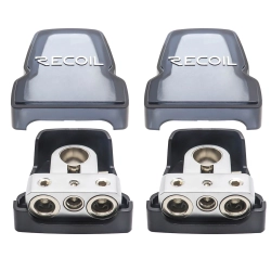 Recoil PBT-2014 - zestaw dwóch klem (+ i -) 2 x 0/2/4 AWG 1 x 4/8 AWG (2 szt)
