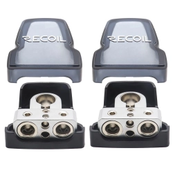 Recoil PBT-2028 - zestaw dwóch klem (+ i -) 2 x 0/2/4 AWG 2 x 8 AWG (2 szt)