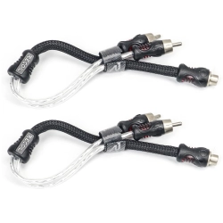 Rozdzielacz RCA typu Y Recoil PCI1F – 1 żeńskie gniazdo na 2 męskie wtyki RCA