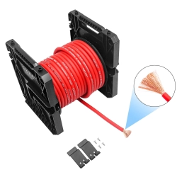 Przewód Recoil PW4-80 - kabel zasilający czerwony 4AWG 21mm2 (rolka 24m) miedź Cu