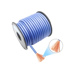 Przewód Recoil RW4-80 - kabel zasilający CCA niebieski 4AWG 21mm2 (rolka 24m)