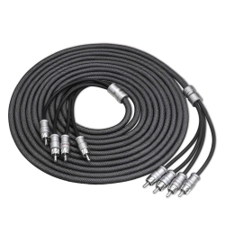 Kompaktowe wtyki RCA Recoil XI417 Marine Grade odporne na korozję miedź OFC