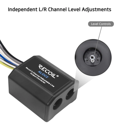 Konwerter Recoil ALOC2 - dwu kanałowy konwerter Hi-Low na RCA z remote