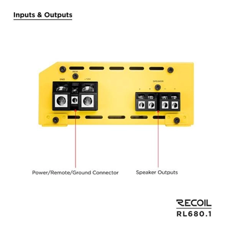 Wzmacniacz Recoil RL680.1 - 1 x 680 watt