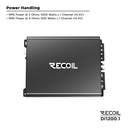Wzmacniacz Recoil DI1200.1 - 1 x 1200 watt