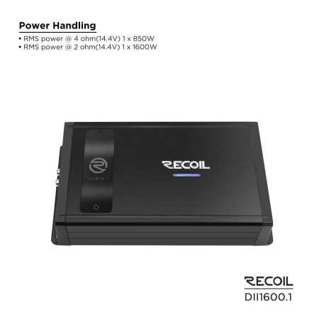 Wzmacniacz Recoil DII1600.1 - 1 x 1600 watt