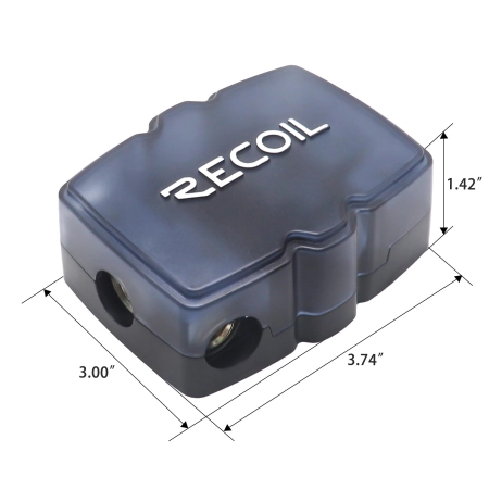 Recoil MFH13 - Oprawa bezpiecznikowa rozdzielacz MiniANL wej 3 x 0/2/4 AWG wyj 3 x 4/8 AWG