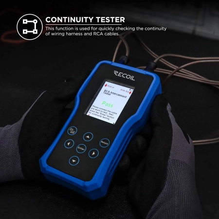 Recoil MST-1 tester systemów audio, generator sygnałów, tester fazy