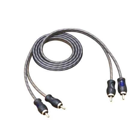 2-kanałowy przewód sygnałowy RCA Recoil RCI23 Echo Series o długości 0,9 m (3ft) – widok ogólny produktu