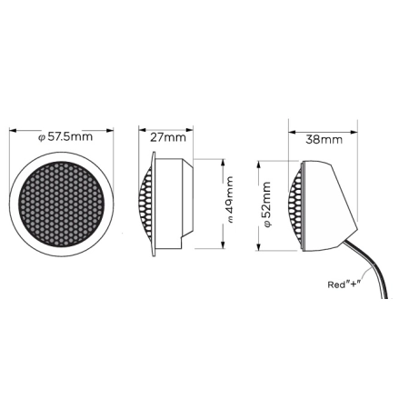 Głośniki Recoil RLM65 - 2 drożny zestaw głośników 165 mm