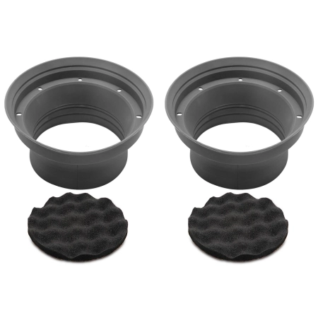 Recoil SPB65 kompletny zestaw silikonowych osłon głośnikowych 165mm z pianką akustyczną egg-crate