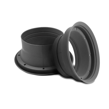 Oryginalne opatentowane Recoil SPB65 Foldable Silicone Speaker Baffle Kit do głośników 6.5-6.75 cala.