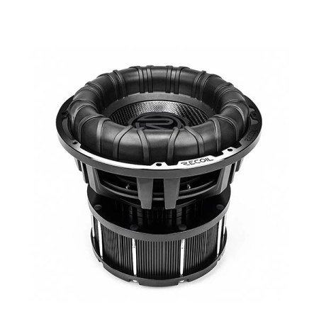 Profil subwoofera Recoil SPL12D1 - masywny odlewany aluminiowy kosz i potężny magnes 418oz.