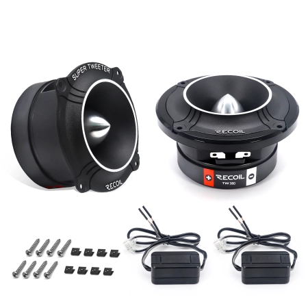Para profesjonalnych głośników wysokotonowych Recoil TW380 1.5 cala typu Super Tweeter 180W RMS