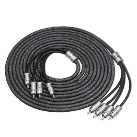 Kompaktowe wtyki RCA Recoil XI417 Marine Grade odporne na korozję miedź OFC