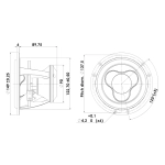 Scan Speak 15WU/8741T00 Głośnik średnio-niskotonowy 8 ohm 80 Watt RMS