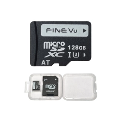 Karta pamięci MicroSD 128 GB FineVu + adapter