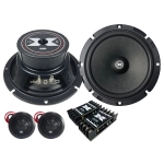 Zestaw głośników samochodowych Excursion SHX-6C 165mm 3 Ohm – komplet: woofery, tweetery i zwrotnice
