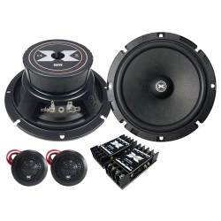 Zestaw głośników samochodowych Excursion SHX-6C 165mm 3 Ohm – komplet: woofery, tweetery i zwrotnice