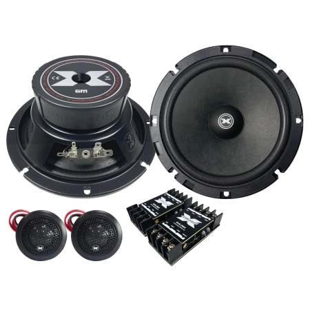Zestaw głośników samochodowych Excursion SHX-6C 165mm 3 Ohm – komplet: woofery, tweetery i zwrotnice